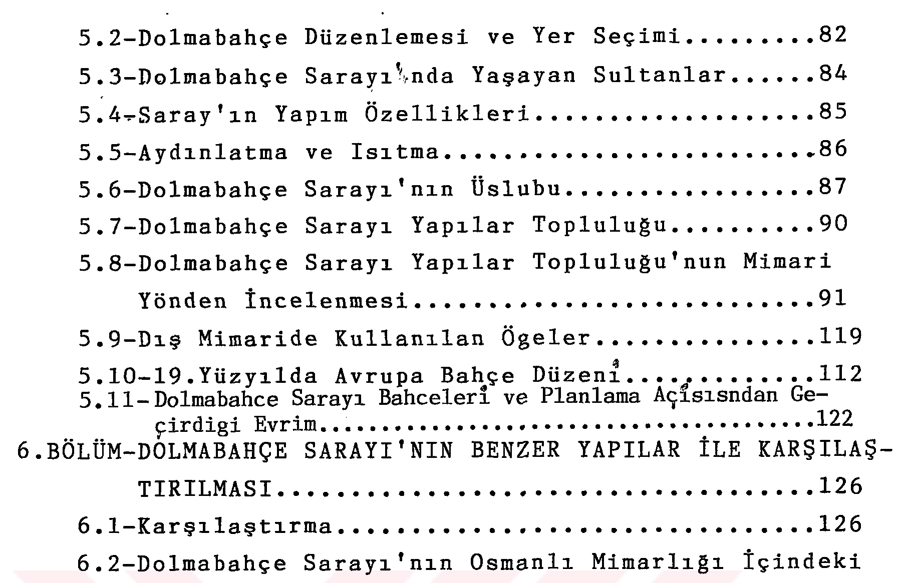 19.yüzyıl mimarlığı içinde Dolmabahçe Sarayı'nın yeri — Şekil 6