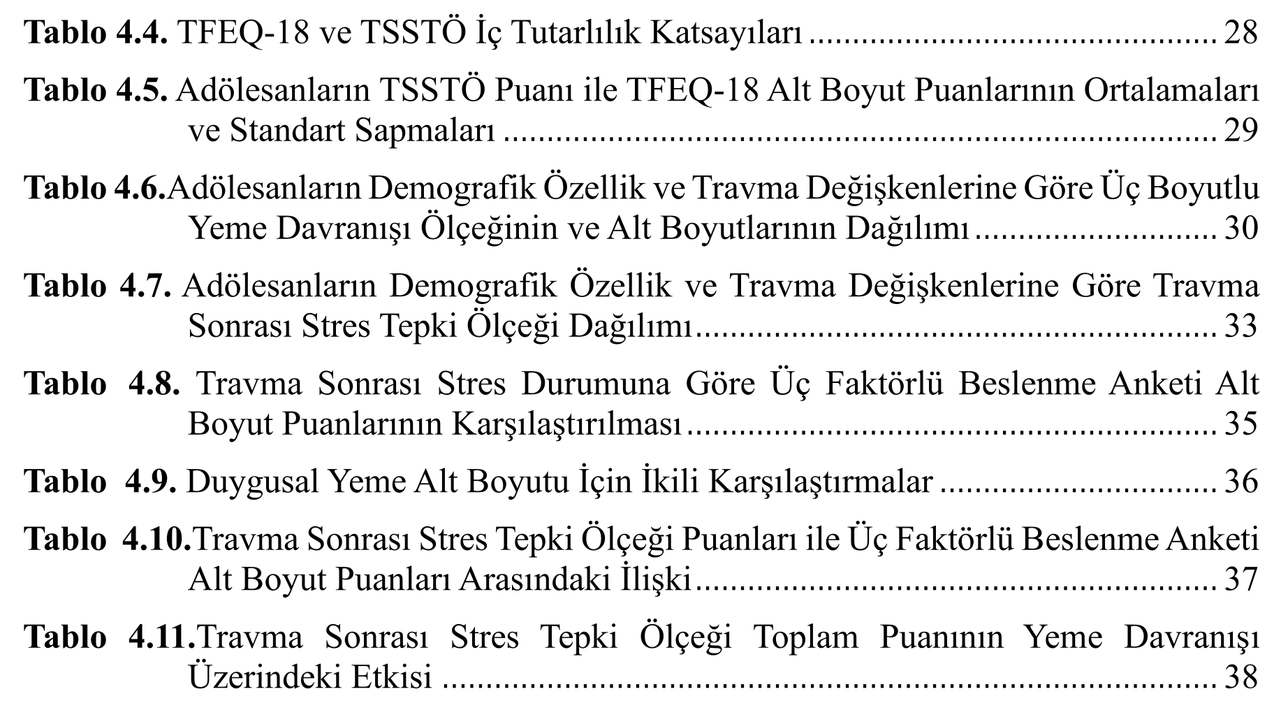 Adölesan bireylerde travma sonrası stres ile yeme davranışları arasındaki ilişkinin belirlenmesi: 6 Şubat Antakya örneği — Figure 3