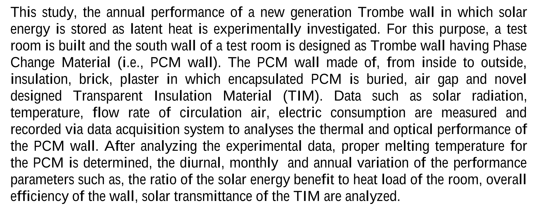 An experimental investigation of the south wall of building integrated with phase change material — Figure 4