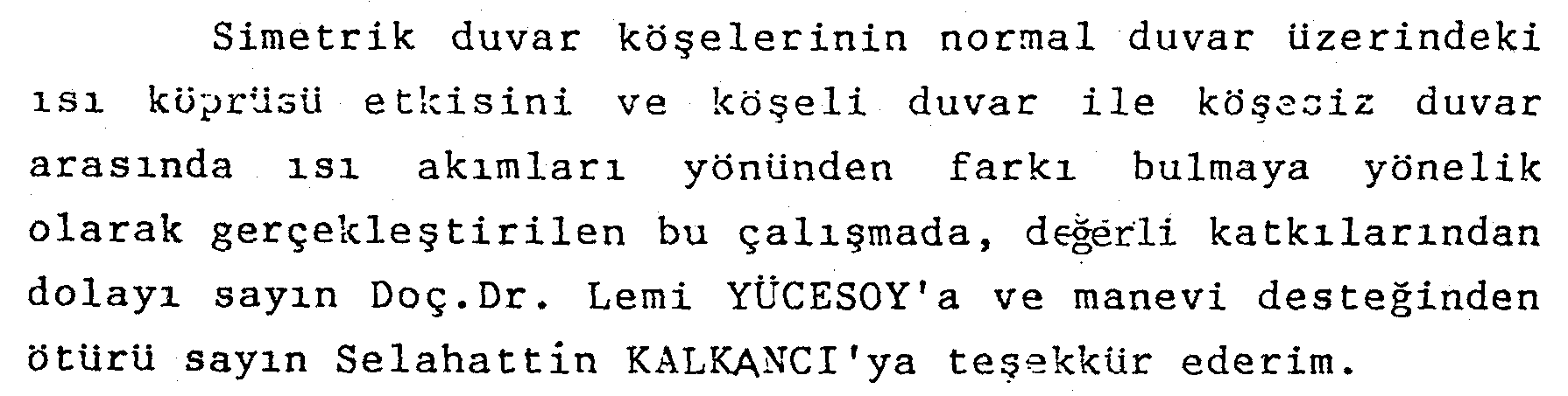 Bayındırlık ve İskan Bakanlığı'nın tip duvarlarında simetrik köşelerin ısı köprüsü etkisinin incelenmesi — Şekil 3