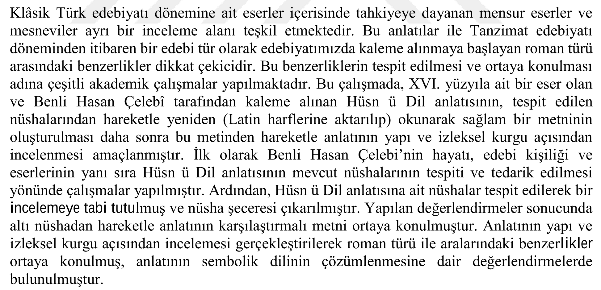 Benli Hasan Çelebi (Ahi) - Husn u dil (Examination-comparative text-dictionary-directory) — Figure 5