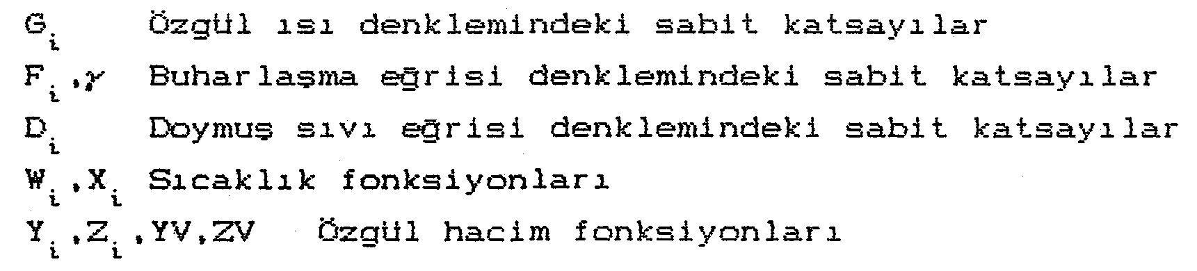 Bilgisayar yardımıyla soğutucu akışkan özelliklerinin hesaplanması ve termodinamik tablo ve diyagramlarının hazırlanması — Figure 4