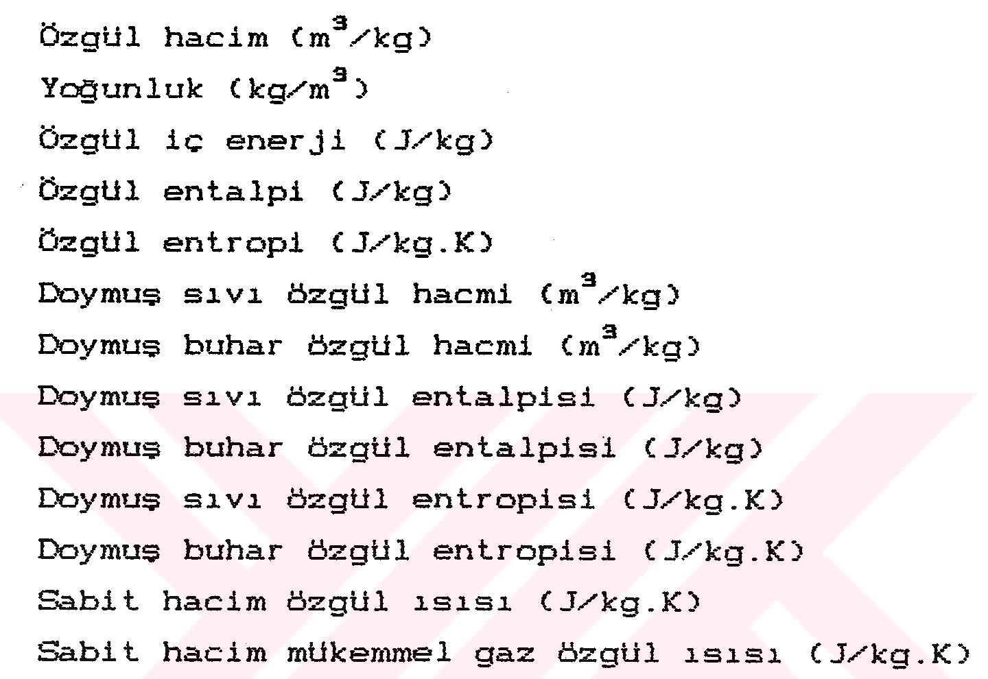 Bilgisayar yardımıyla soğutucu akışkan özelliklerinin hesaplanması ve termodinamik tablo ve diyagramlarının hazırlanması — Figure 5