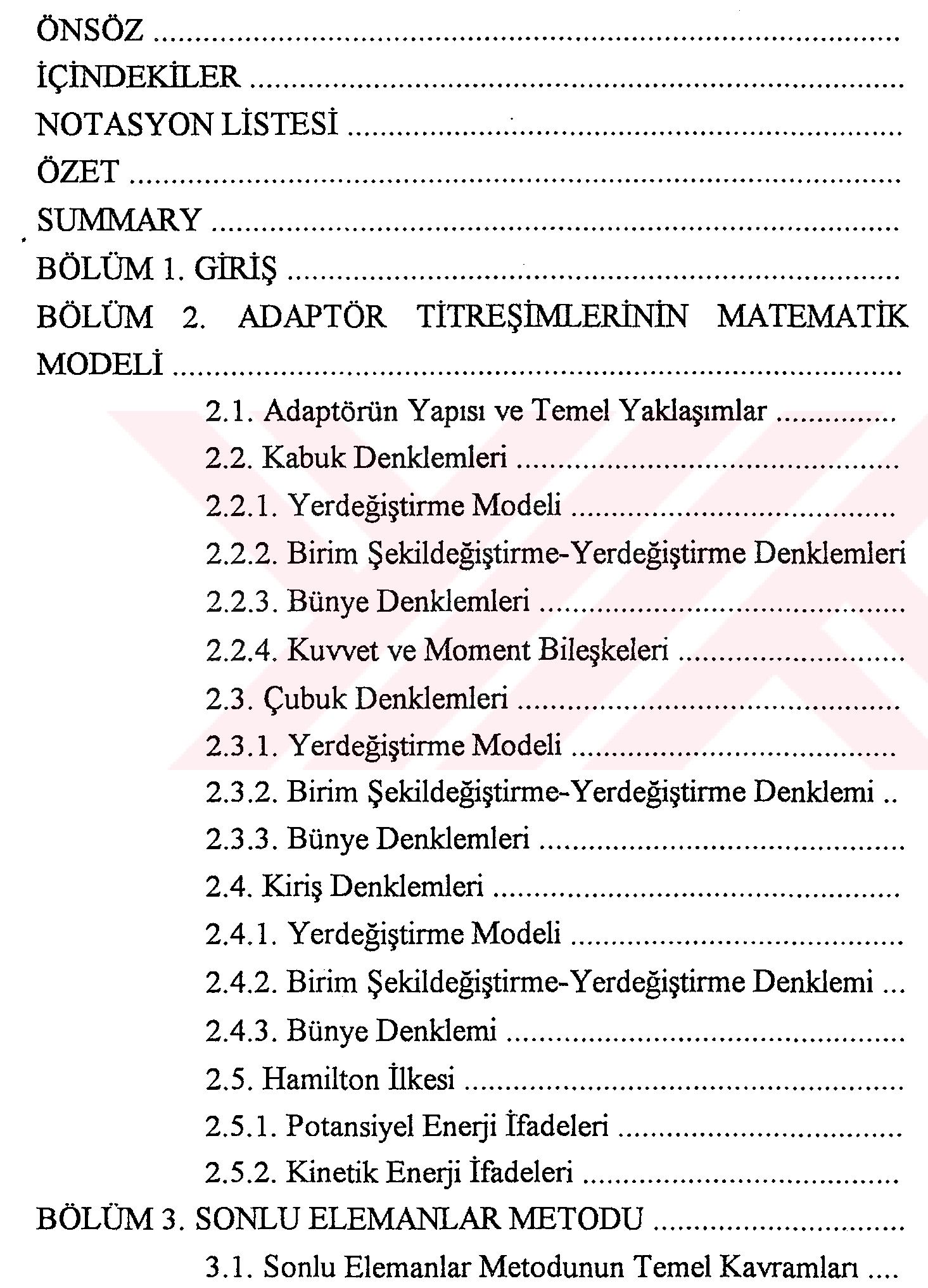 Bir uçak dış yükü yapısının dinamik davranışının incelenmesi — Şekil 5