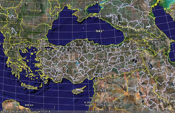Çayeli (Rize) ve çevresinin istatistiksel yöntemlerle heyelan duyarlılık analizi / Landslide susceptibility analysis of Çayeli region (Rize) by statistical methods — Şekil 4