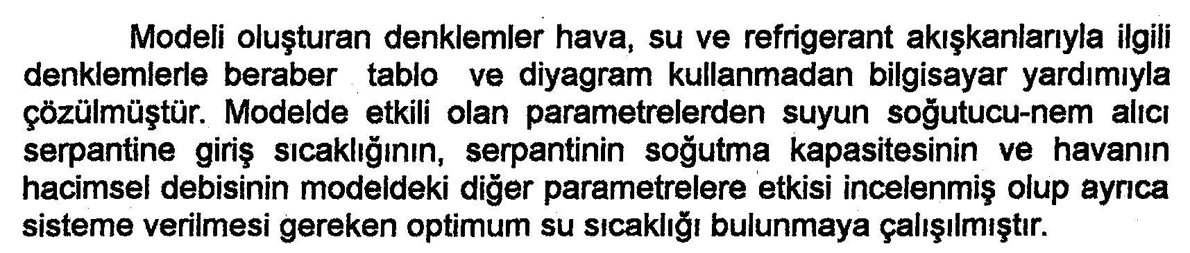 Chiller ve soğutucu-nem alıcı serpantin çiftinin modellenmesi — Figure 6