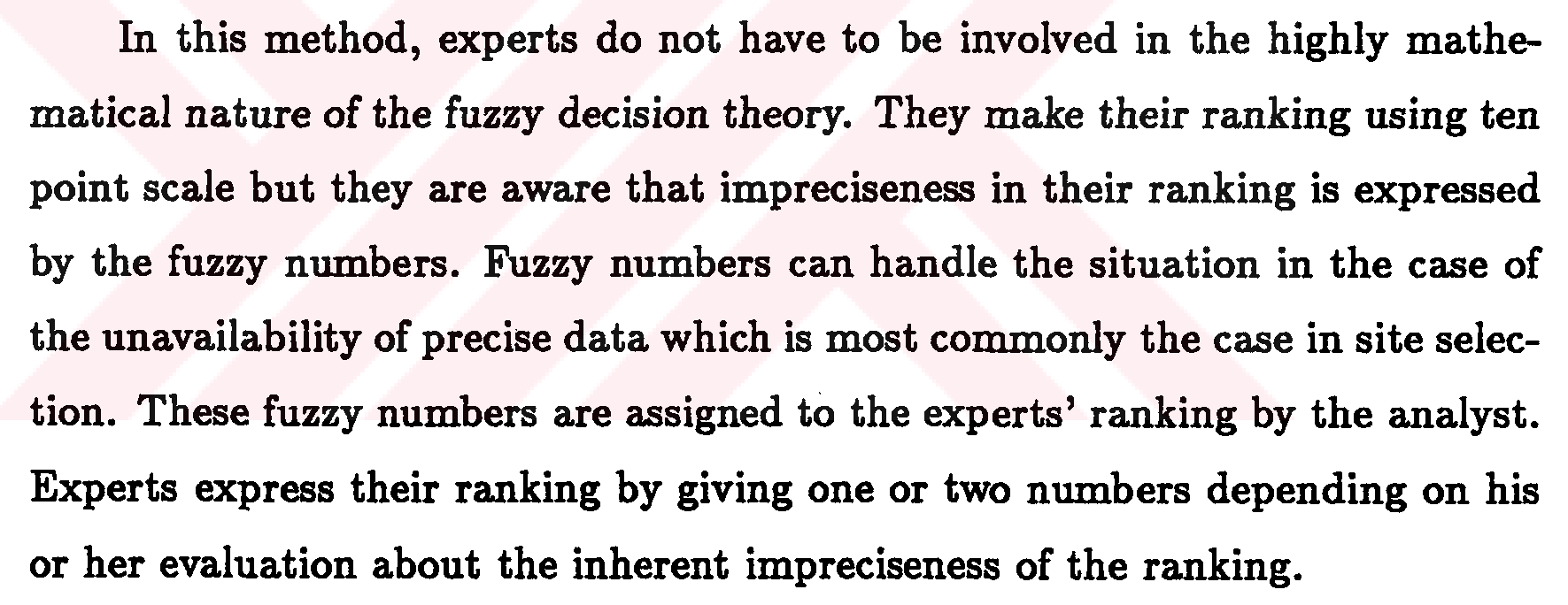 Computer imlementation of fuzzy decision making with an application to nuclear power plan site election — Figure 4