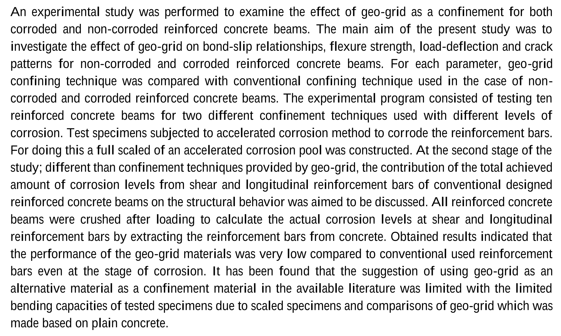Confinement effect of geo-grid and conventional shear reinforcement bars subjected to corrosion — Figure 4