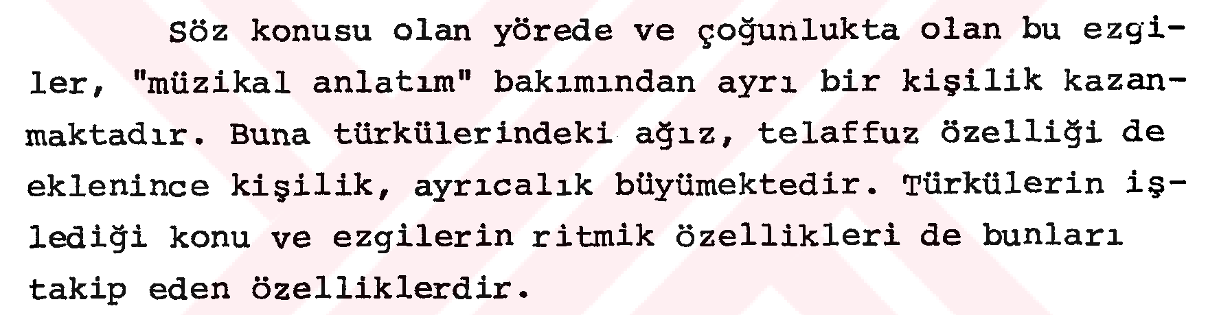 The Musical study of Mesudiye folk songs that stay on "do" — Figure 1