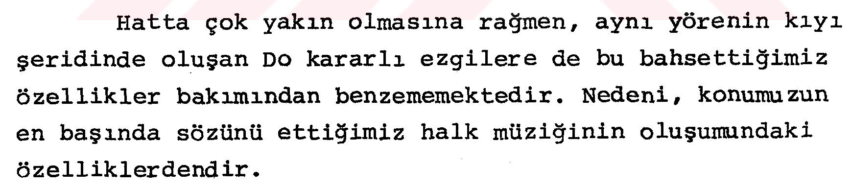The Musical study of Mesudiye folk songs that stay on "do" — Figure 3