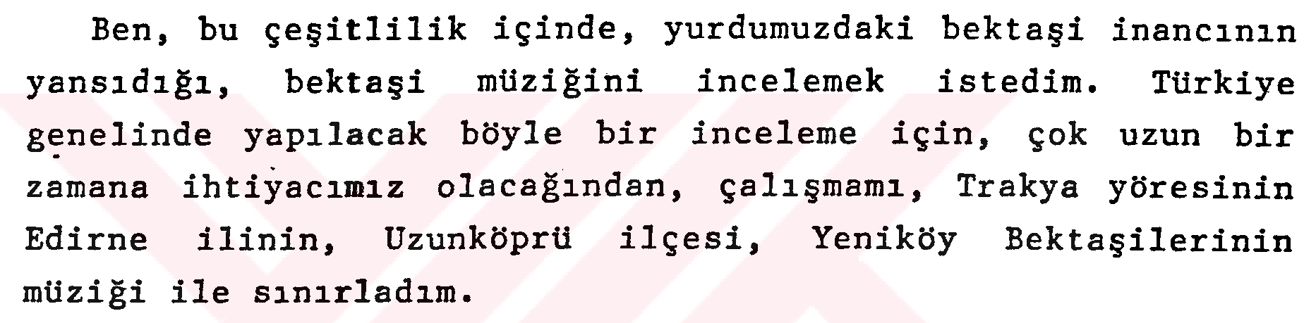 Edirne Uzunköprü Yeniköy köyünün Bektaşi müziğinin incelenmesi — Figure 1