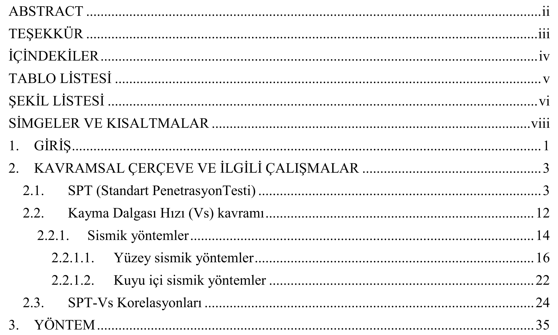Erzincan ili zeminlerinde standart penetrasyon direnci ile kayma dalgası hızı arasındaki korelasyonların belirlenmesi — Figure 1