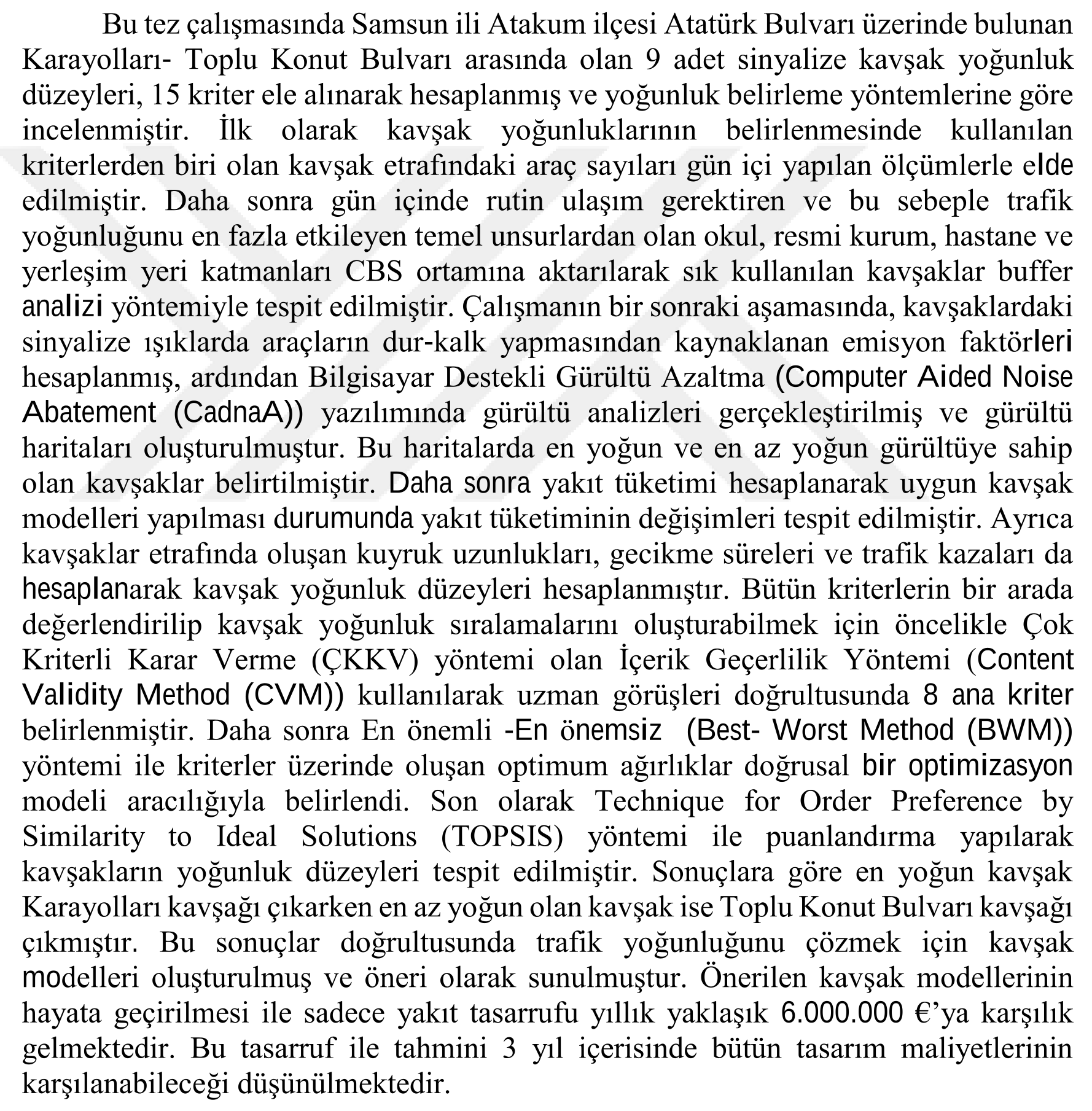 Evaluation of the functionality of existing intersections through GİS-supported spatial and statistical analysis — Şekil 2