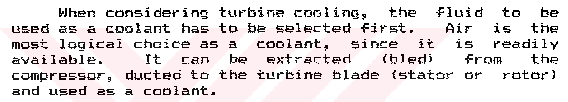 Two dimensional temperature distribution on gas turbine blade — Figure 3