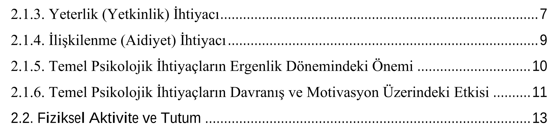Genç ergenlerde temel psikolojik ihtiyaçların fiziksel aktivite tutumuna etkisi — Figure 4