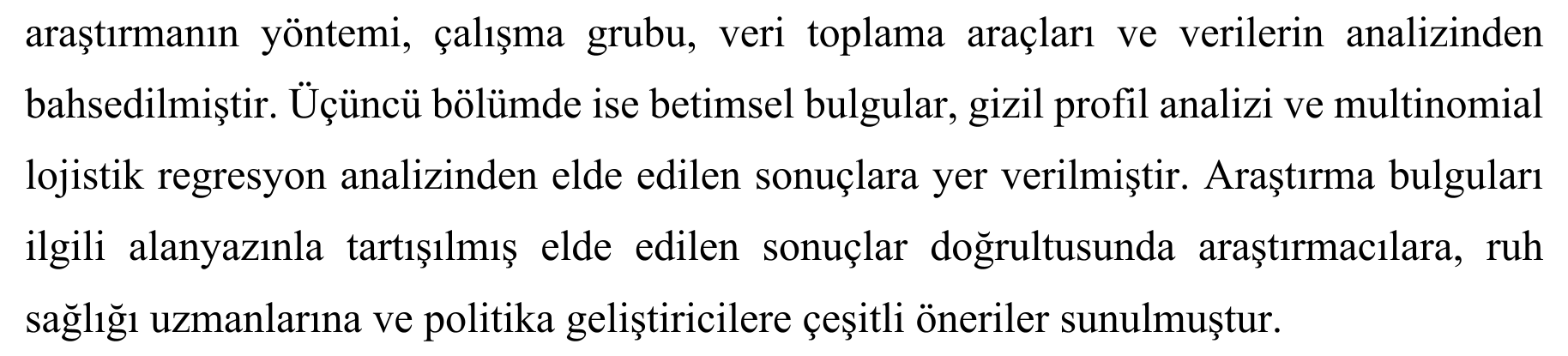 Genç yetişkinlerde evlilik kaygısının profilleri — Şekil 5
