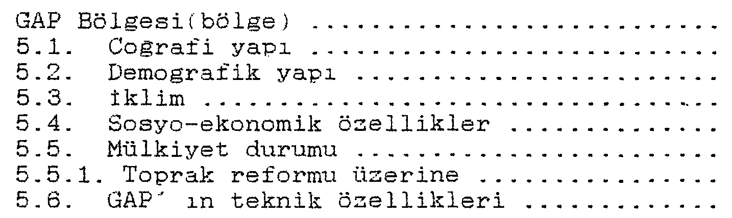 Southeastern Anatolia Project (GAP) and its relations with Gaziantep — Figure 5