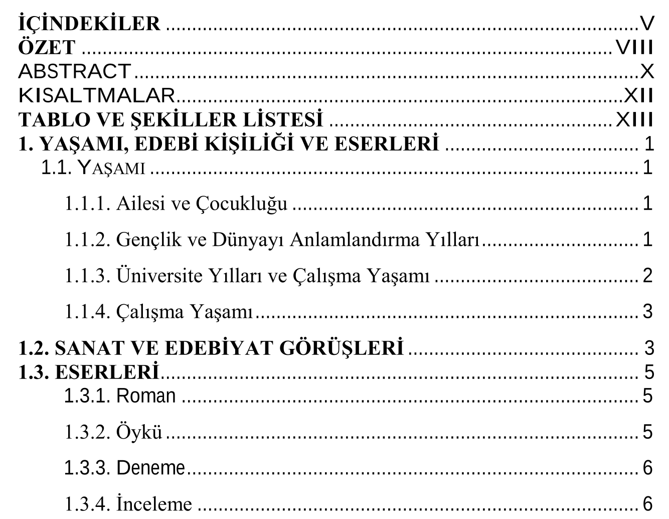 Gürsel Korat'ın romanlarında yapı ve izlek — Figure 2