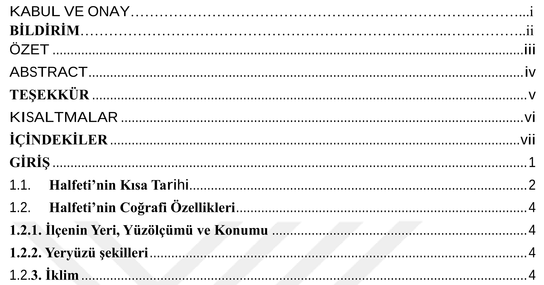 Halfeti (Merkez) geçiş dönemleri — Şekil 5