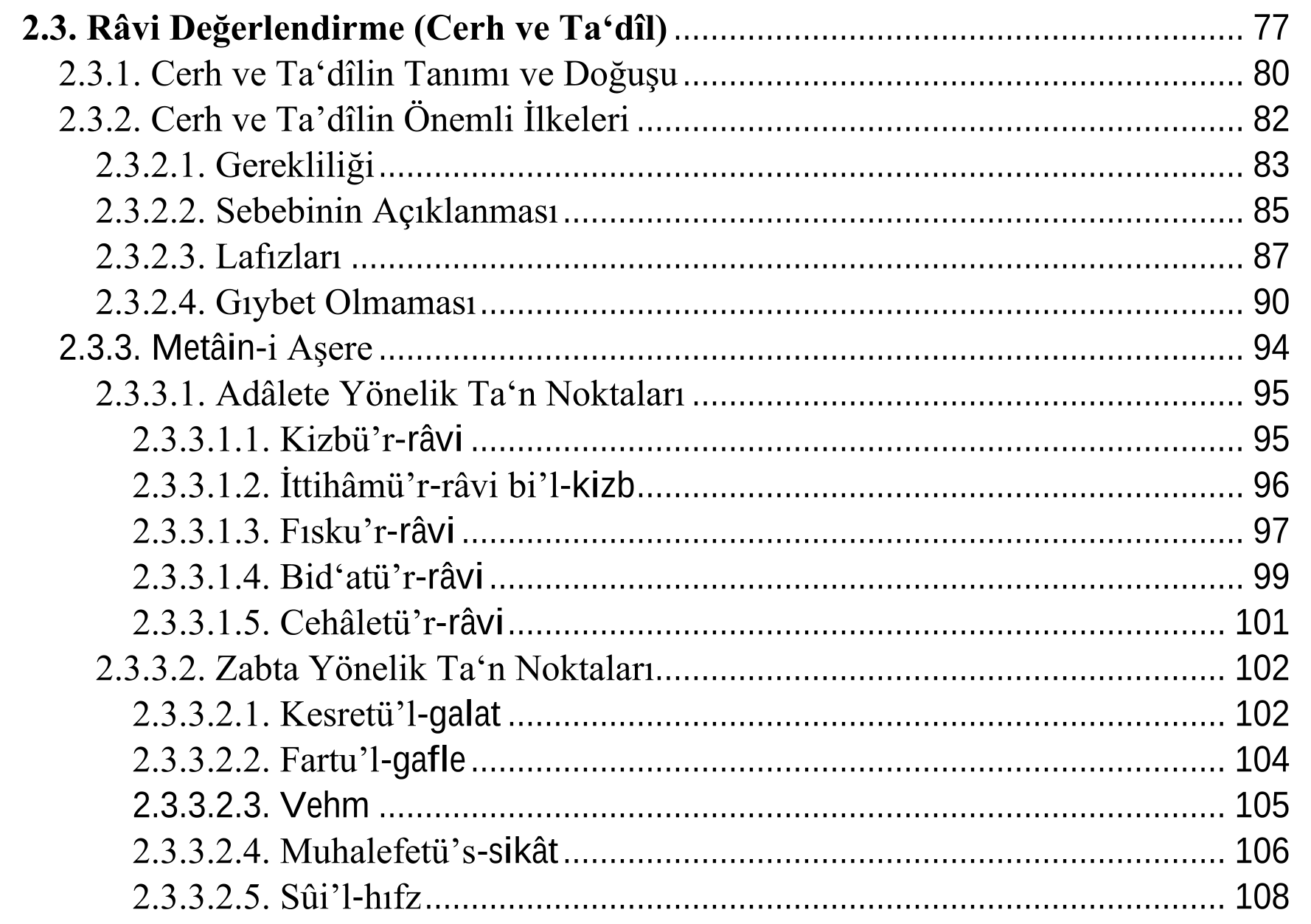 Hatîb el-Bağdâdî'nin el-Kifâye fî ilmi'r-rivâye adlı eserinde cerh ve ta'dîl metodu — Figure 2