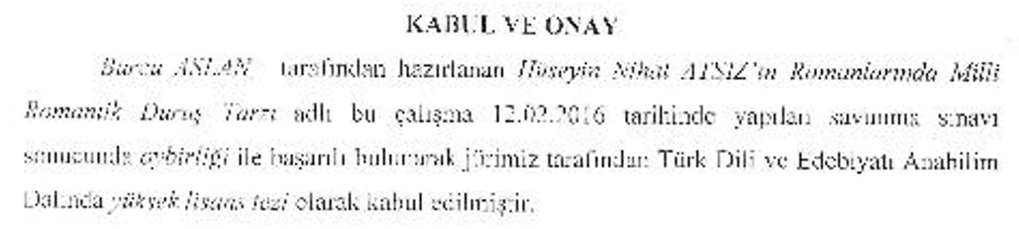 Hüseyin Nihal Atsız'ın romanlarında milli romantik duyuş tarzı — Figure 2