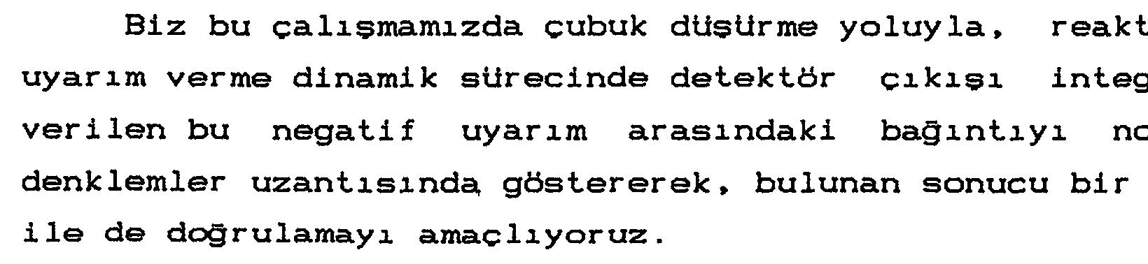 İ.T.Ü. Triga Mark-II reaktörü negatif uyarım kalibrasyonu — Figure 2