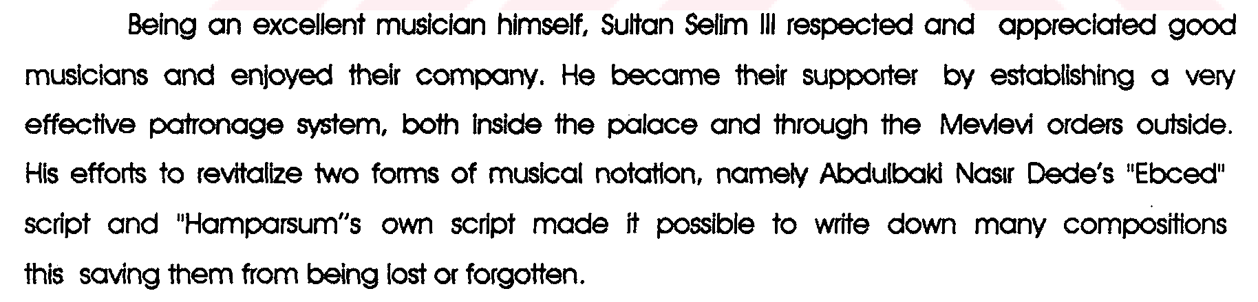 III. Selim devrinin müzik ve müzisyenler açısından incelenmesi — Figure 3