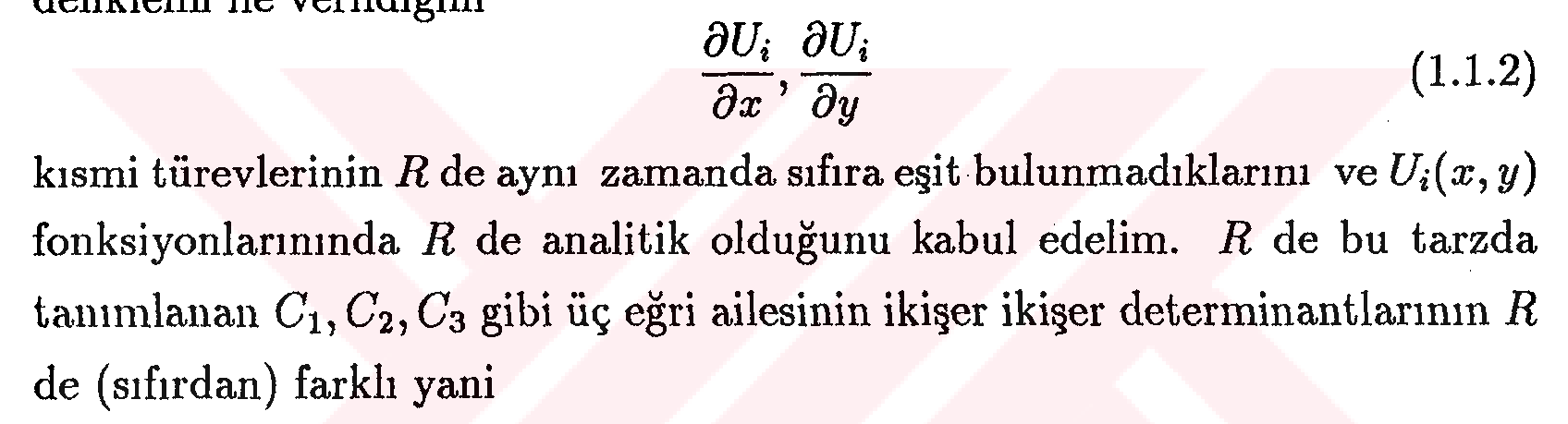 İki doğru ve genel bir çember demetinin oluşturduğu 6-gen dokular — Figure 1