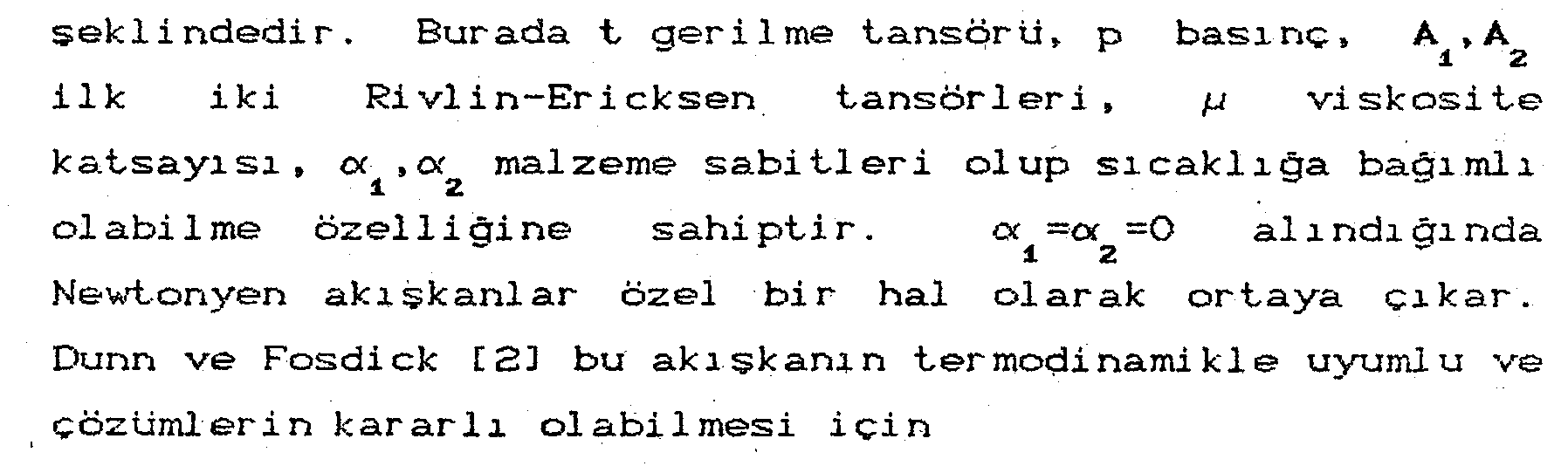 İkinci derece akışkanlar için sınır tabakası denklemlerinin benzerlik çözümleri — Figure 1