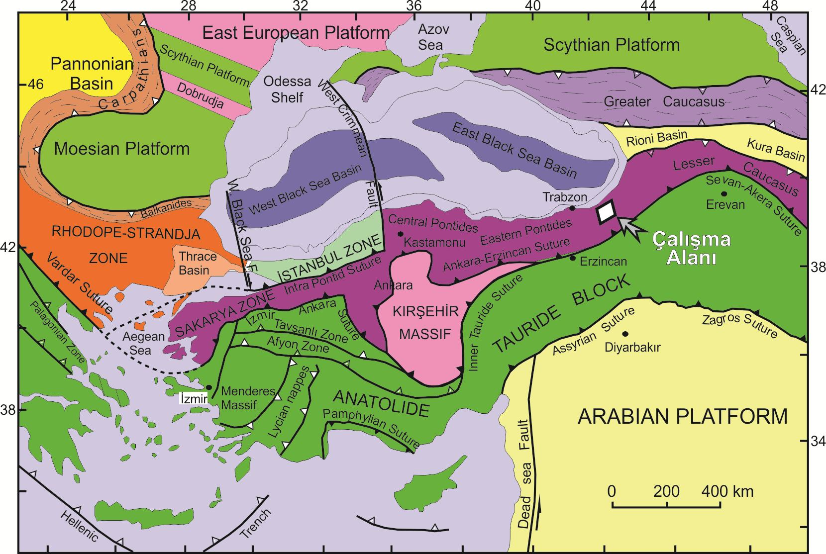 İkizdere plütonunun (Kuzeydoğu-Türkiye) U-Pb jeokronolojisi, petrolojisi ve jeodinamik önemi — Figure 4