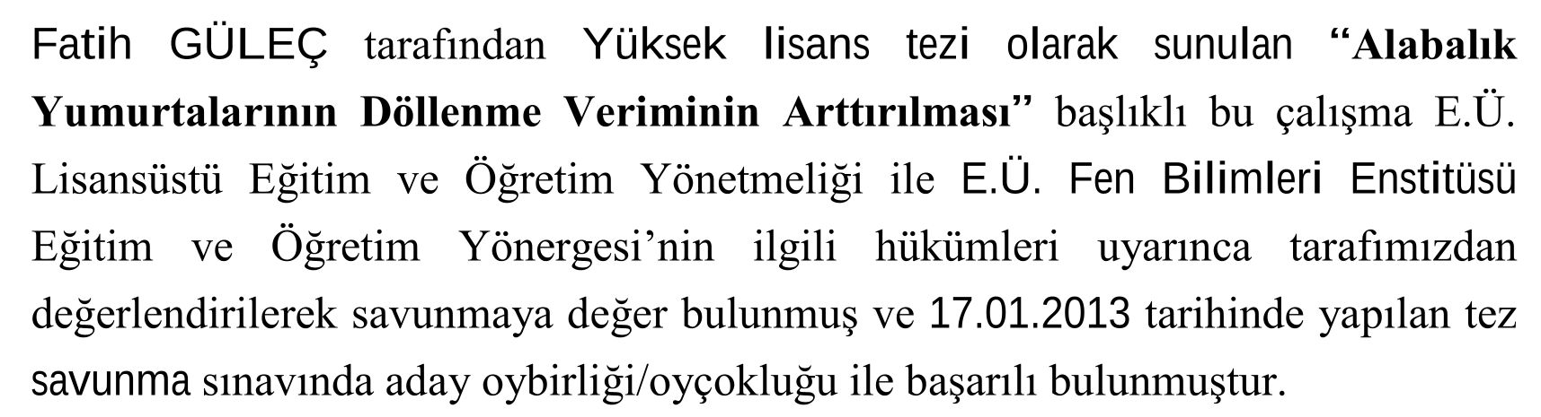 Increasing the fertilization yield of trout eggs — Şekil 1