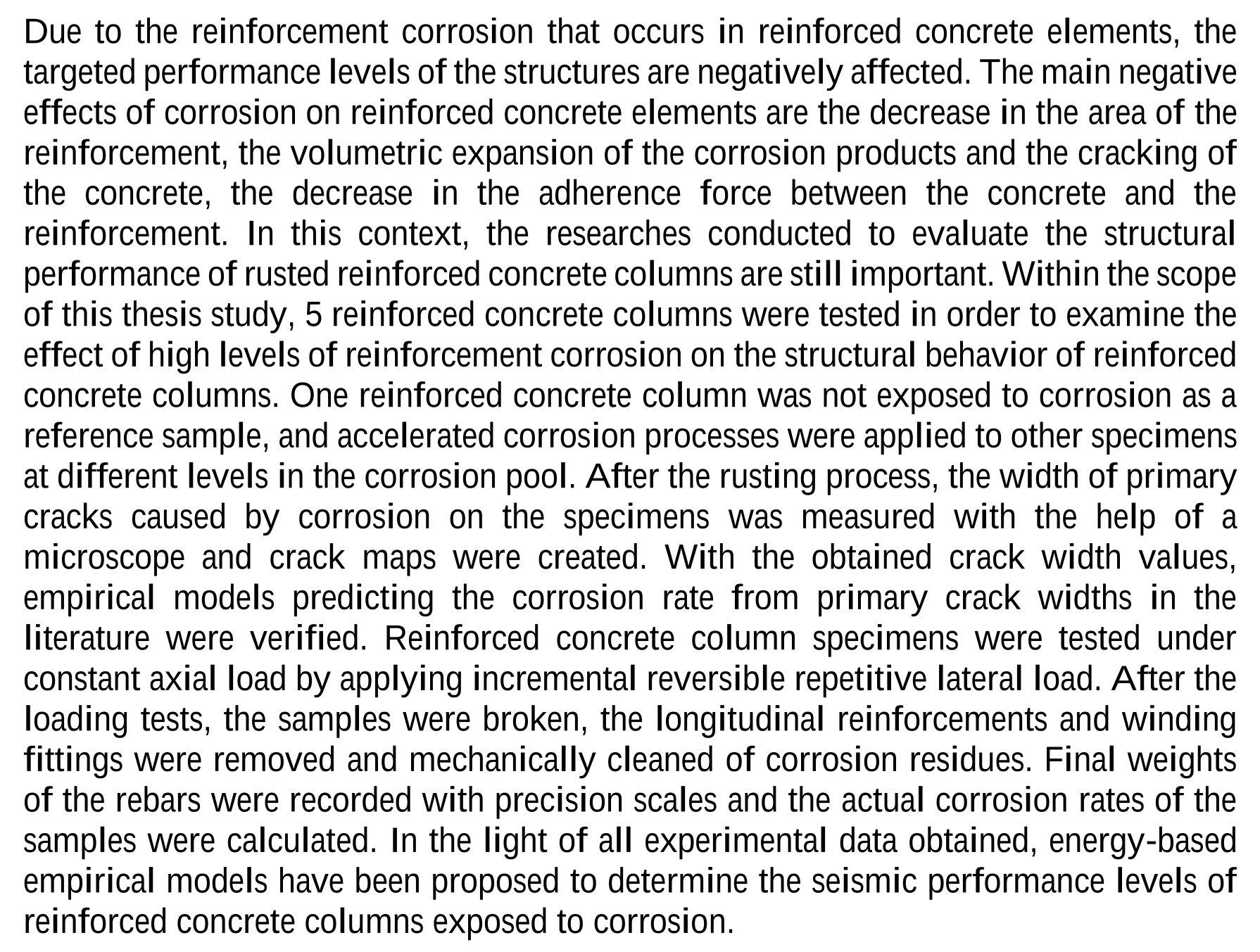 Investigation of structural behavior of corroded RC columns — Şekil 2