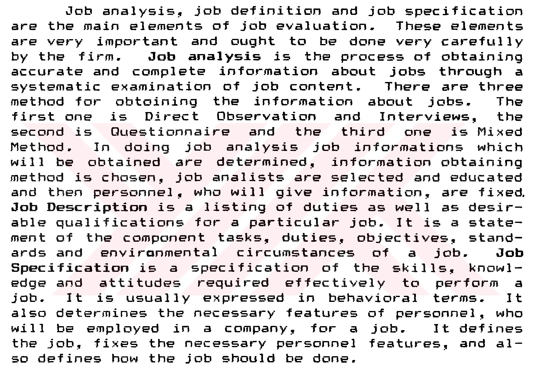 Job evaluation and an application in automotive complementary industry — Figure 2