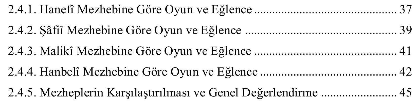 İslam fıkhında oyun ve eğlencenin ibadet ve sosyal hayat ile ilişkisi — Figure 2