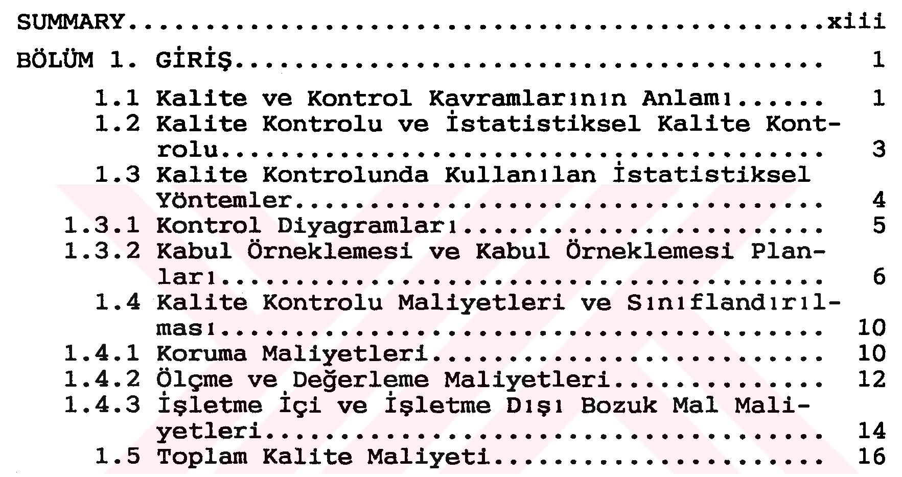 Kalite kontrolunda parametre analizi ve markov zincirlerinin kalite kontrolu problemine bir uygulaması — Figure 2