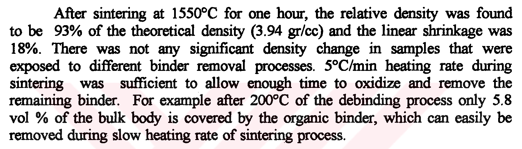 Binder removal from injection molded part by capillary wicking mechanism — Figure 3