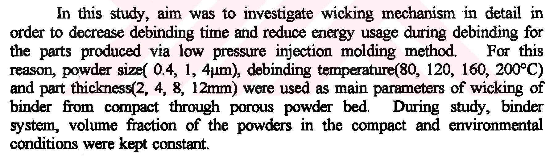 Binder removal from injection molded part by capillary wicking mechanism — Figure 4