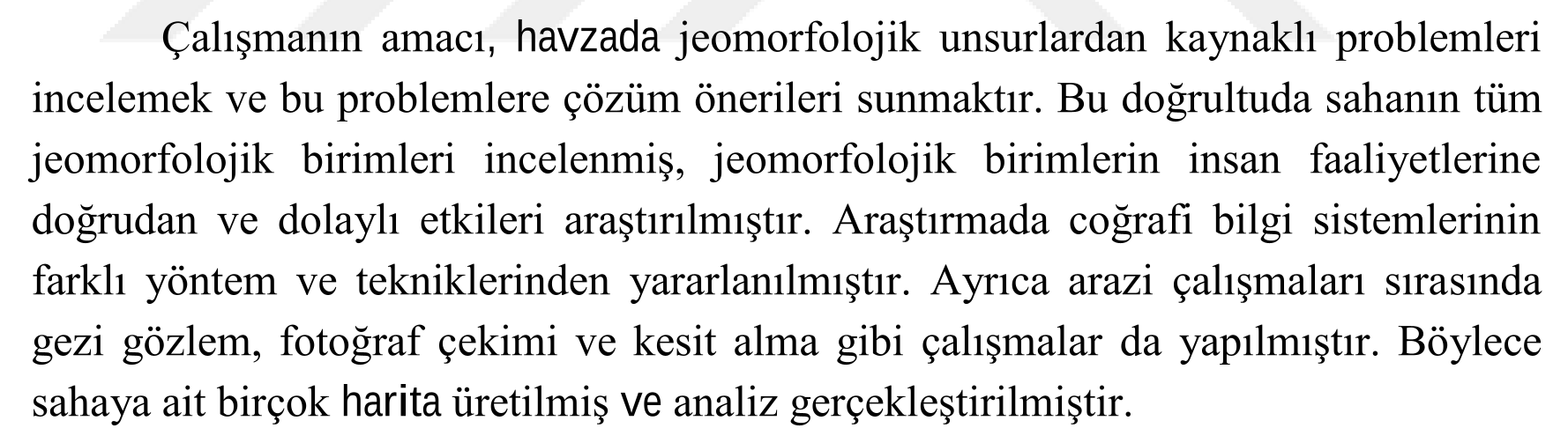 Karaçam deresi havzasının (Trabzon) uygulamalı jeomorfolojisi — Figure 4