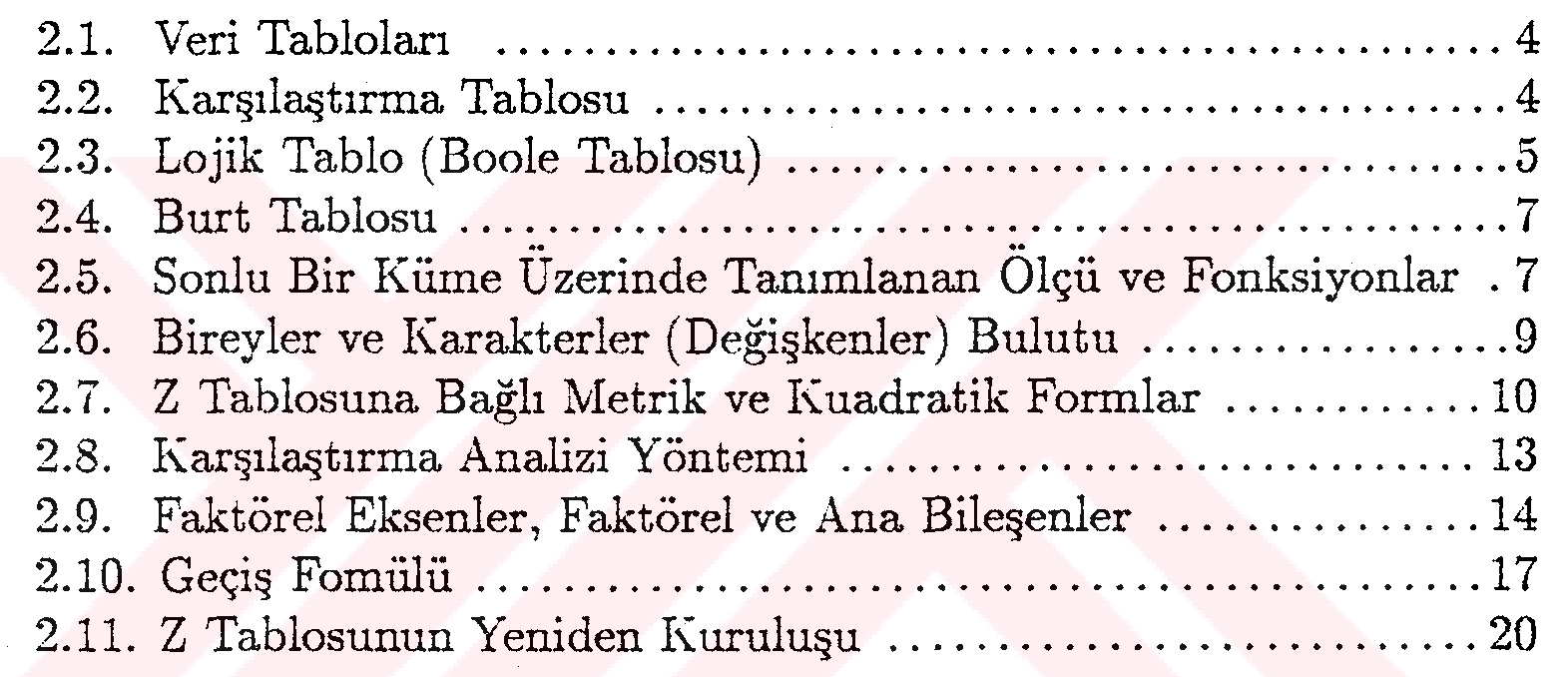 Application of correspondences analysis method to burt tables — Figure 1