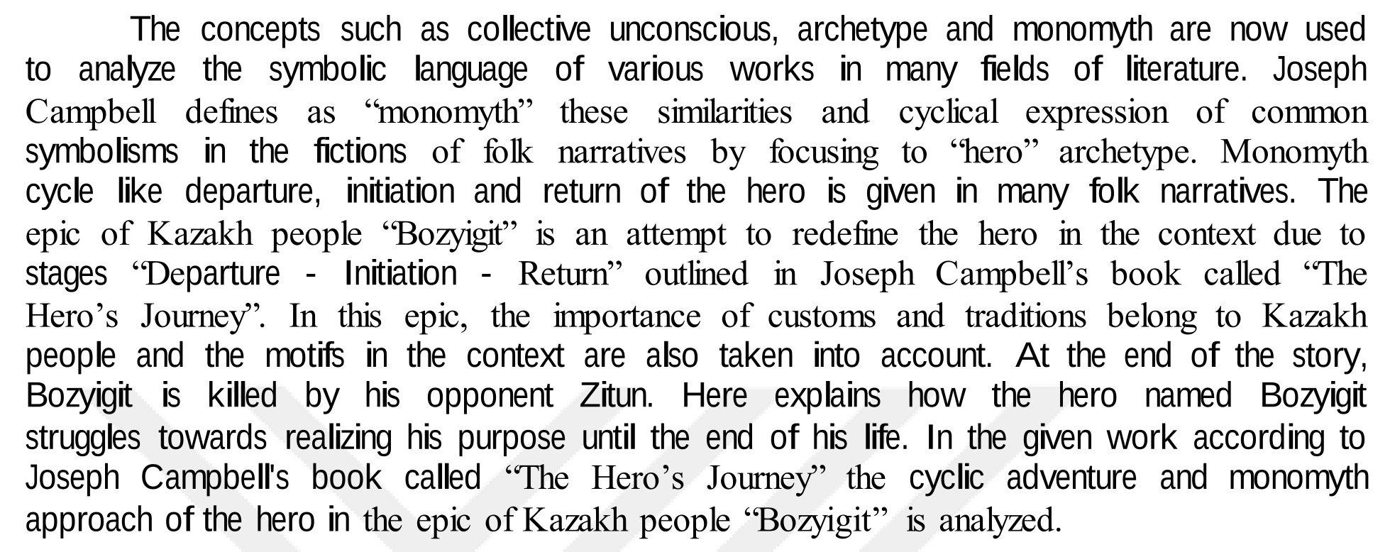 The investigation of Boz Yiğit Epic by Kazak Turks in the context of hero monomite — Figure 4