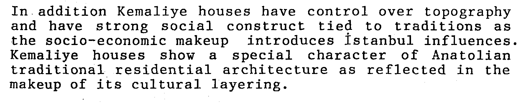 Kemaliye (Eğin) a research study of settlement patterns and dwellings — Figure 3