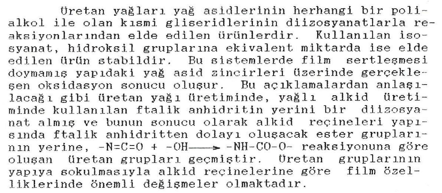 Konjuge çift bağlı bazı trigliserid yağların üretan yağlarının elde edilmesi — Figure 5