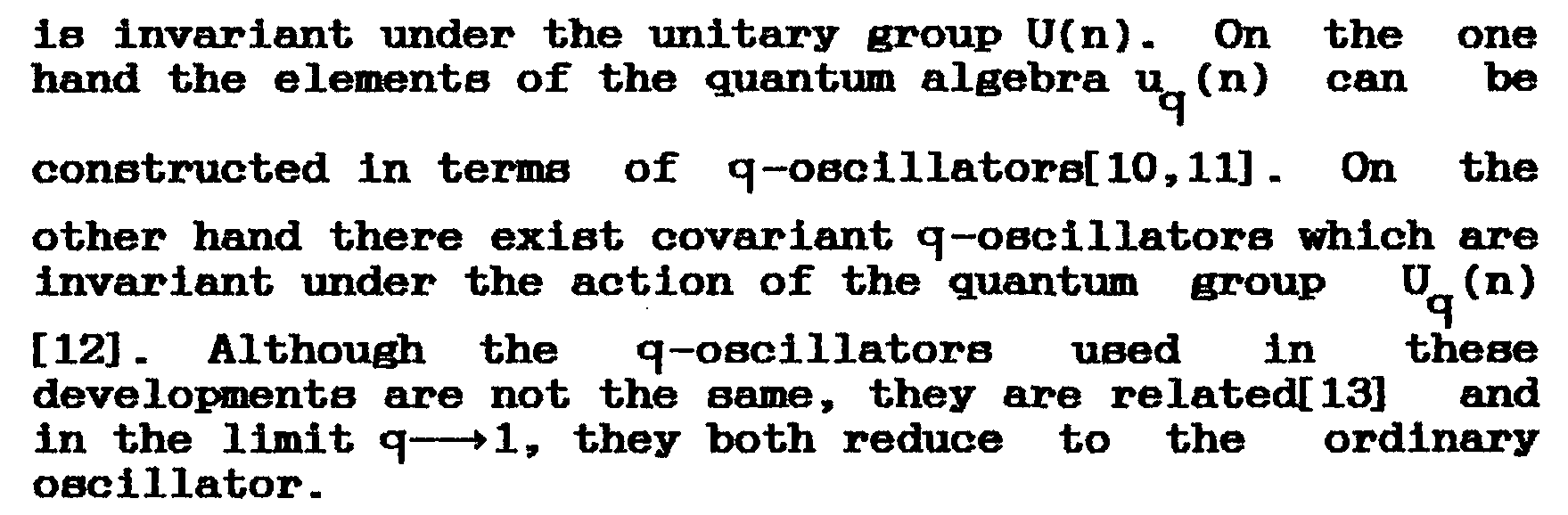 The quantum matrix groups and q-oscillators — Figure 6