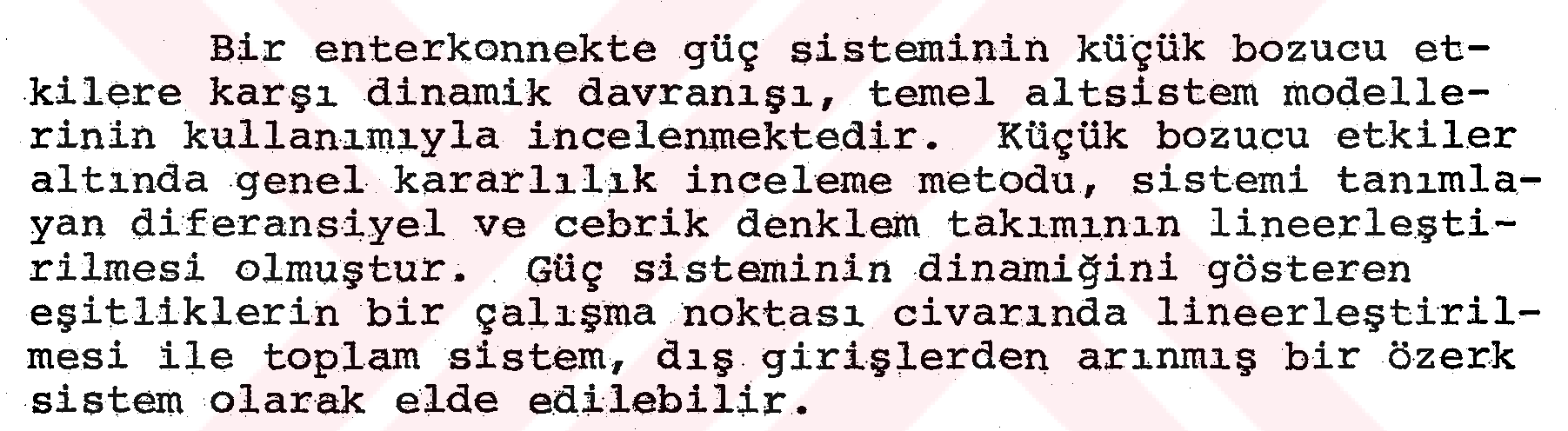 Küçük bozucu etkiler altında güç sistemlerinin dinamik davranışlarının incelenmesi — Figure 6