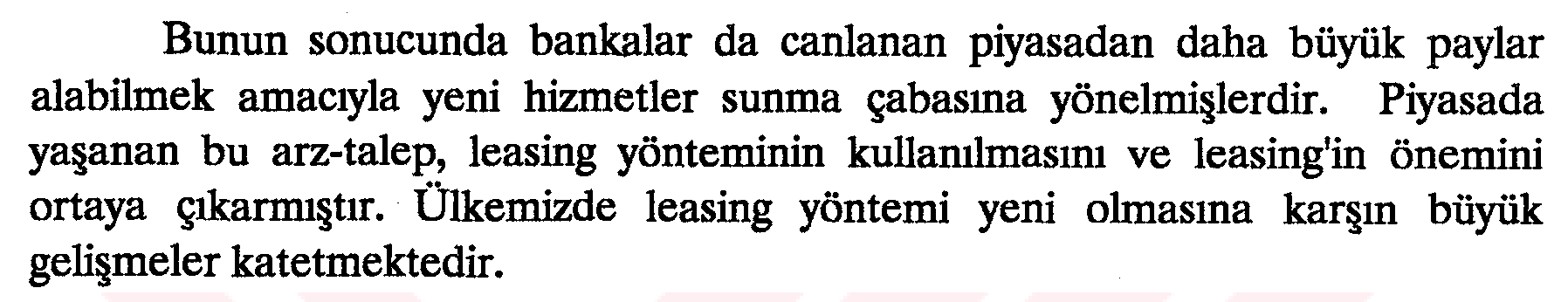 Leasing ?finansal kiralama? — Şekil 5