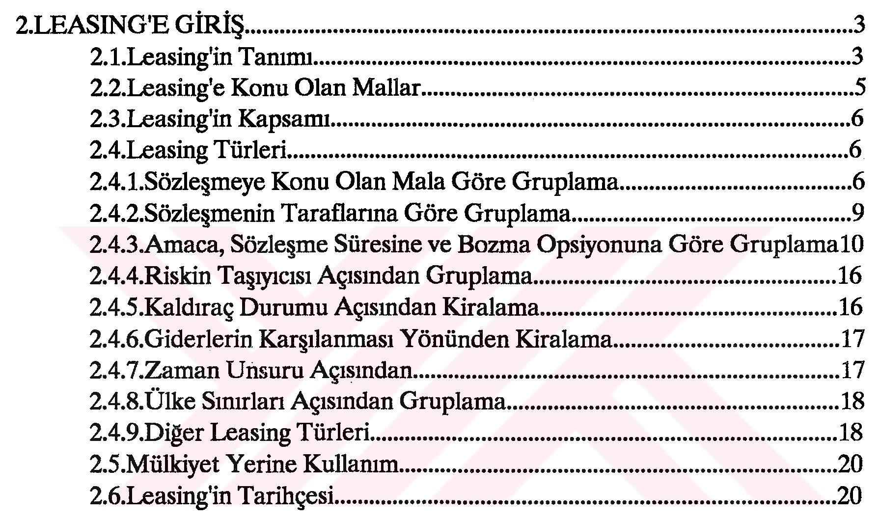Leasing ?finansal kiralama? — Şekil 6