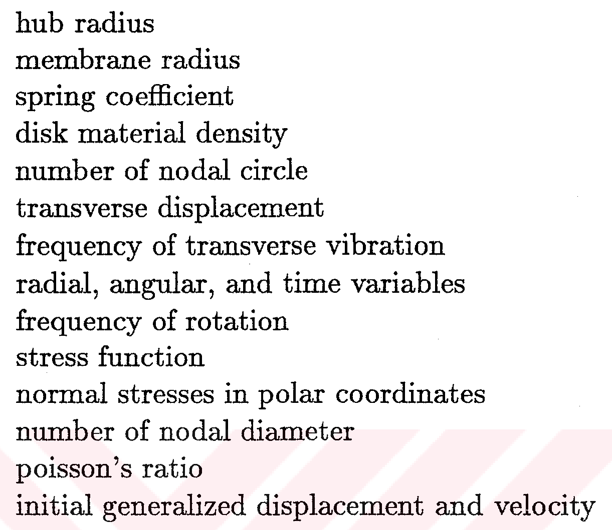 Merkezi olarak ankastre bir dairesel mebranın düzlemine dik titreşim analizi — Figure 3