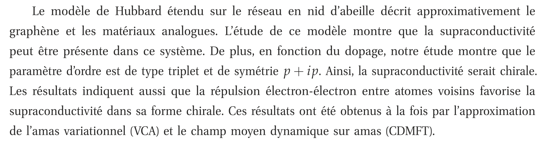 Méthodes d'amas quantiques dans l'étude des modèles de Hubbard — Şekil 5