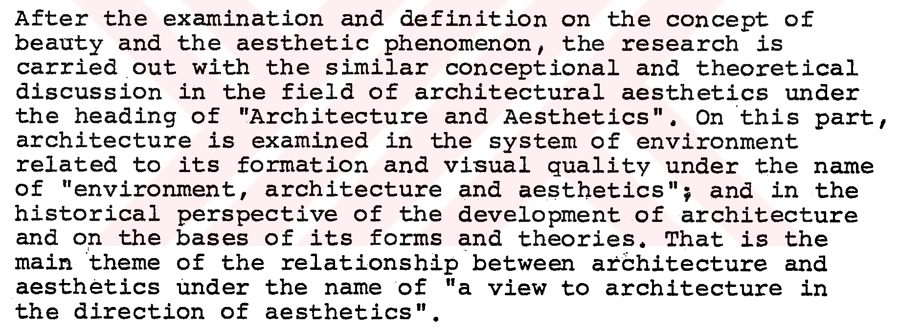 Examination of the aesthetic phenomenon in architecture related to the "absolute-unchangeable" and "dependent-changeable"properties — Figure 2