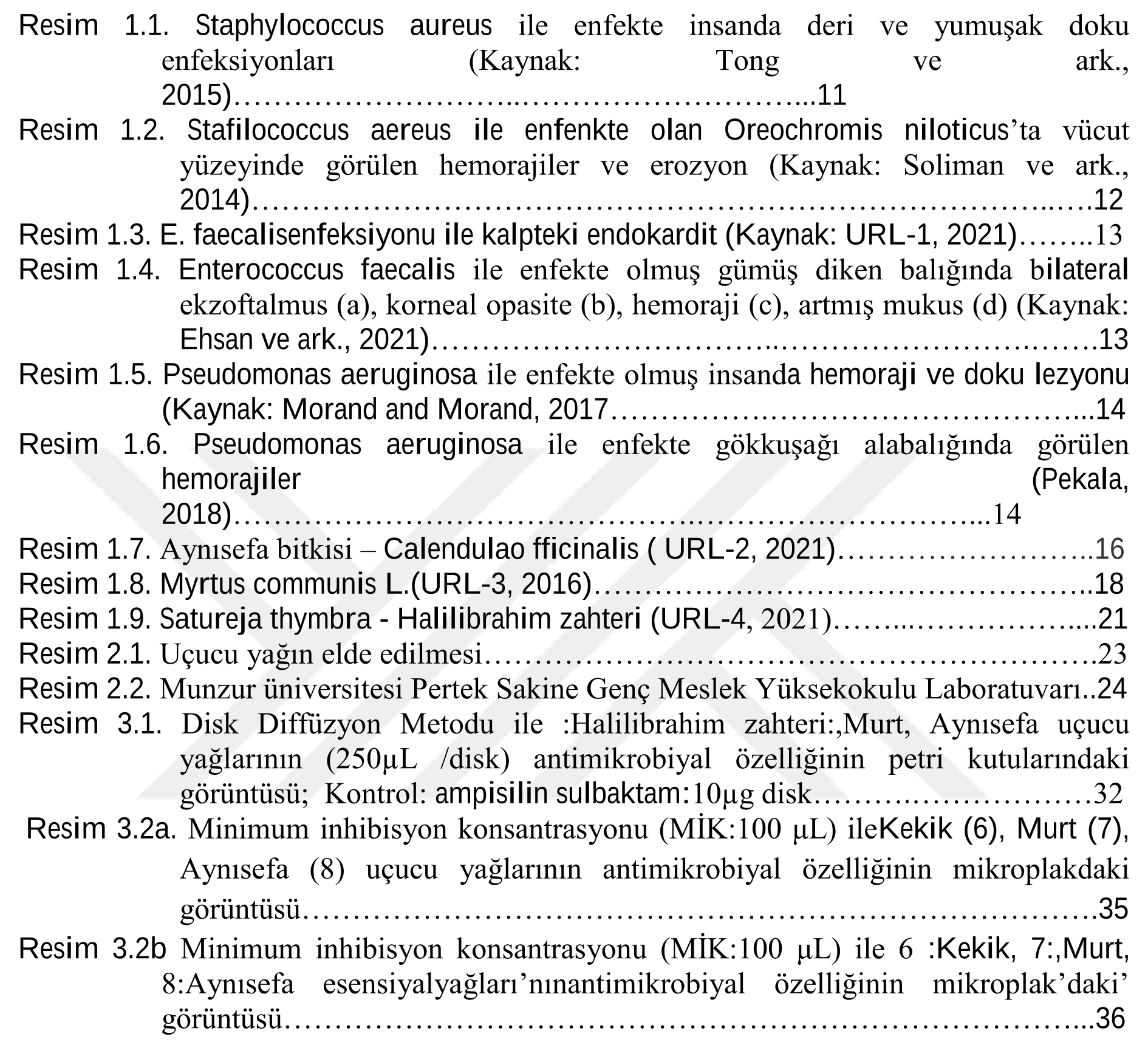 Antibacterial activity of myrtus, thyme and calendula essential oils — Şekil 6
